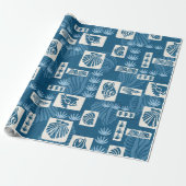 Kua Bay Hawaiian Undersea Shells Cadeaupapier (Uitgerold)