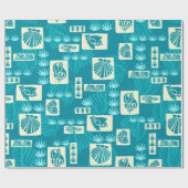 Kua Bay Hawaiian Undersea Shells Cadeaupapier (Vlak)