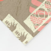 Kua Bay Hawaiian Undersea Shells Fleece Deken (Hoek)