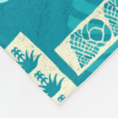 Kua Bay Hawaiian Undersea Shells Fleece Deken (Hoek)