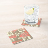 Kua Bay Hawaiian Undersea Shells Kartonnen Onderzetters (Insitu)