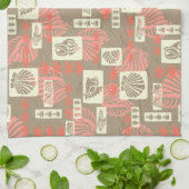 Kua Bay Hawaiian Undersea Shells Theedoek (Gevouwen)