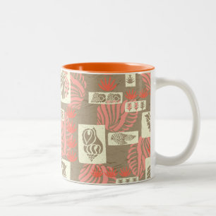 Kua Bay Hawaiian Undersea Shells Tweekleurige Koffiemok