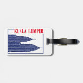 Kuala Lumpur Bagagelabel (Achterkant horizontaal)