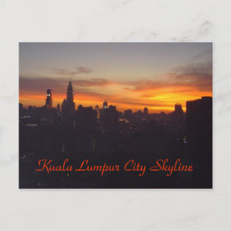 Kuala Lumpur City Skyline Briefkaart