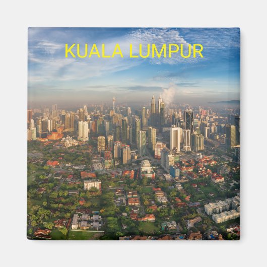 Kuala Lumpur Cityscape Magneet (Voorkant)