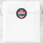 Kuala Lumpur Flag Ronde Sticker (Tas)