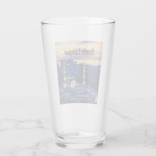 Kuala Lumpur Glas (Achterkant)