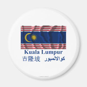 Kuala Lumpur-golfvlag met naam Magneet