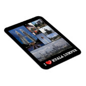 Kuala Lumpur - I Love - Maleisië - Magnet Magneet (Rechterzijde)