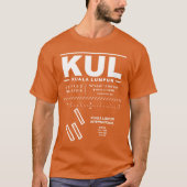 Kuala Lumpur International Airport KUL T-shirt (Voorkant)