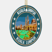 Kuala Lumpur Keramisch Ornament (Rechts)
