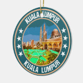 Kuala Lumpur Keramisch Ornament (Links)