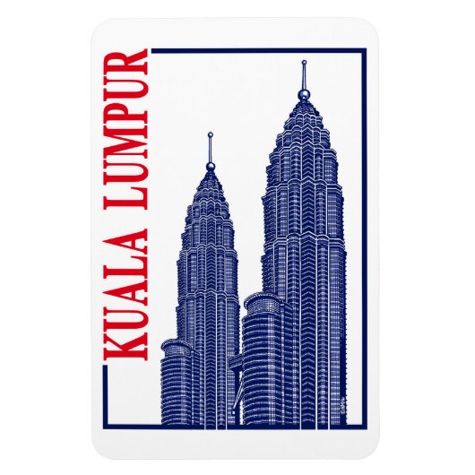 Kuala Lumpur Magneet (Verticaal)