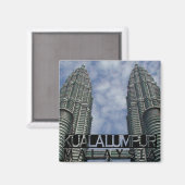 Kuala Lumpur Magneet (Voorkant / Achterkant)
