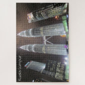 kuala lumpur maleisia nacht legpuzzel (Verticaal)