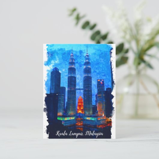 Kuala Lumpur Maleisië Azië Reizen Briefkaart (Staand voorkant)
