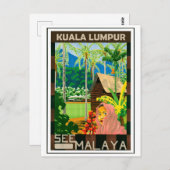 Kuala Lumpur, Maleisië Briefkaart (Voorkant / Achterkant)
