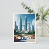 Kuala Lumpur Maleisië Briefkaart (Staand voorkant)