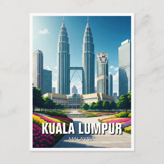 Kuala Lumpur Maleisië Briefkaart (Voorkant)