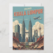  Kuala Lumpur Maleisië Feestdagenkaart (Voorkant)