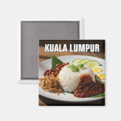 Kuala Lumpur Maleisië Magneet (Voorkant / Achterkant)