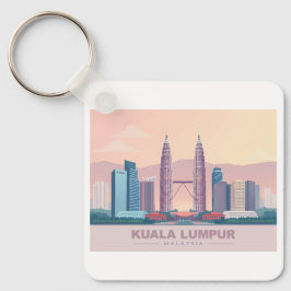 Kuala Lumpur Maleisië Pastelreizen Sleutelhanger