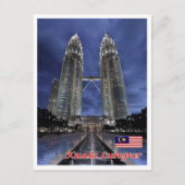 Kuala Lumpur - Maleisië - Petronas Twin Towers - Briefkaart (Voorkant)