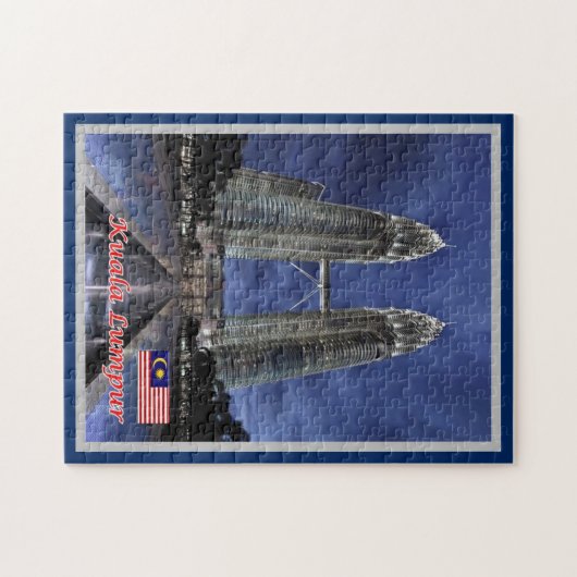 Kuala Lumpur - Maleisië - Petronas Twin Towers - Legpuzzel (Horizontaal)