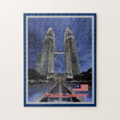 Kuala Lumpur - Maleisië - Petronas Twin Towers - Legpuzzel (Verticaal)