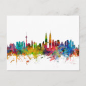 Kuala Lumpur Maleisië Skyline Briefkaart (Voorkant)