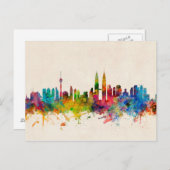 Kuala Lumpur Maleisië Skyline Briefkaart (Voorkant / Achterkant)