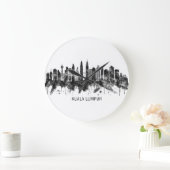 Kuala Lumpur Maleisië Skyline BW Grote Klok (Huis)