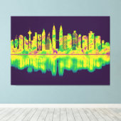Kuala Lumpur Maleisië Skyline Canvas Afdruk (Insitu (Houten vloer))