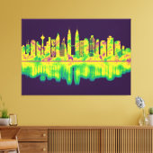 Kuala Lumpur Maleisië Skyline Canvas Afdruk (Insitu (Woonkamer))