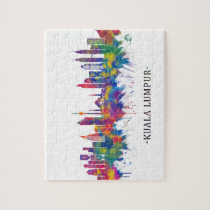 Kuala Lumpur Maleisië Skyline Legpuzzel