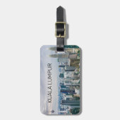 Kuala Lumpur Maleisië Skyline  souvenir Bagagelabel (Voorkant verticaal)