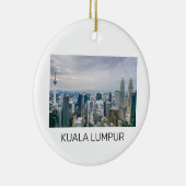 Kuala Lumpur Maleisië Skyline  souvenir Keramisch Ornament (Rechts)