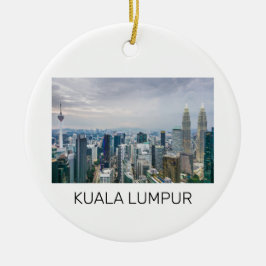 Kuala Lumpur Maleisië Skyline  souvenir Keramisch Ornament