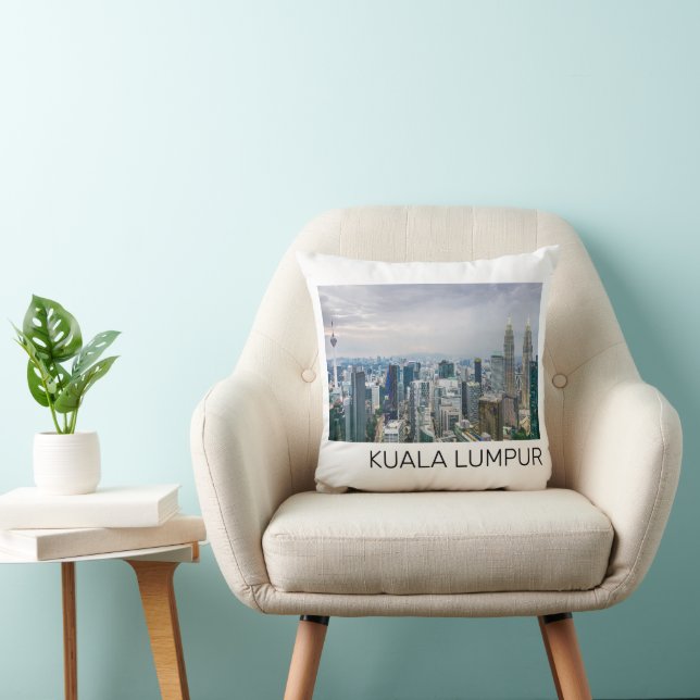 Kuala Lumpur Maleisië Skyline  souvenir Kussen (Stoel)