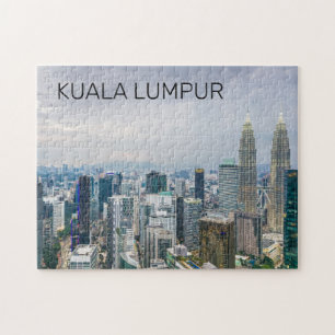 Kuala Lumpur Maleisië Skyline  souvenir Legpuzzel