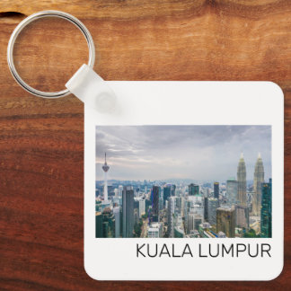 Kuala Lumpur Maleisië Skyline  souvenir Sleutelhanger