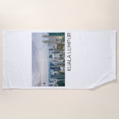 Kuala Lumpur Maleisië Skyline  souvenir Strandlaken (Voorkant)