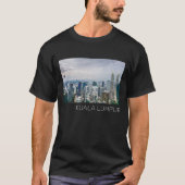 Kuala Lumpur Maleisië Skyline souvenir T-shirt (Voorkant)