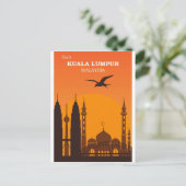 Kuala Lumpur Maleisië  Stad Skyline Reizen Briefkaart (Staand voorkant)