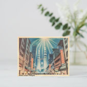 Kuala Lumpur Maleisië Vintage Reizen Briefkaart (Staand voorkant)