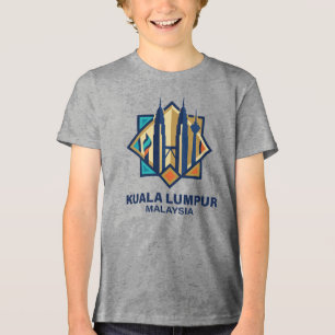 Kuala Lumpur Maleisië Zuidoost-Azië Tri-Blend Shirt