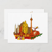 Kuala Lumpur - Mayalsia.png Briefkaart (Voorkant / Achterkant)