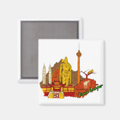 Kuala Lumpur - Mayalsia.png Magneet (Voorkant / Achterkant)