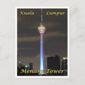 Kuala Lumpur Menara Tower - Maleisië - Briefkaart (Voorkant)